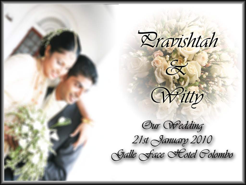 Journey through our Wedding